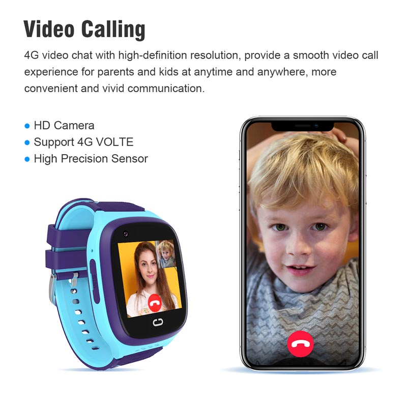 Smartwatch Watches For Kid Boy - Phone watch android 4G GPS nano