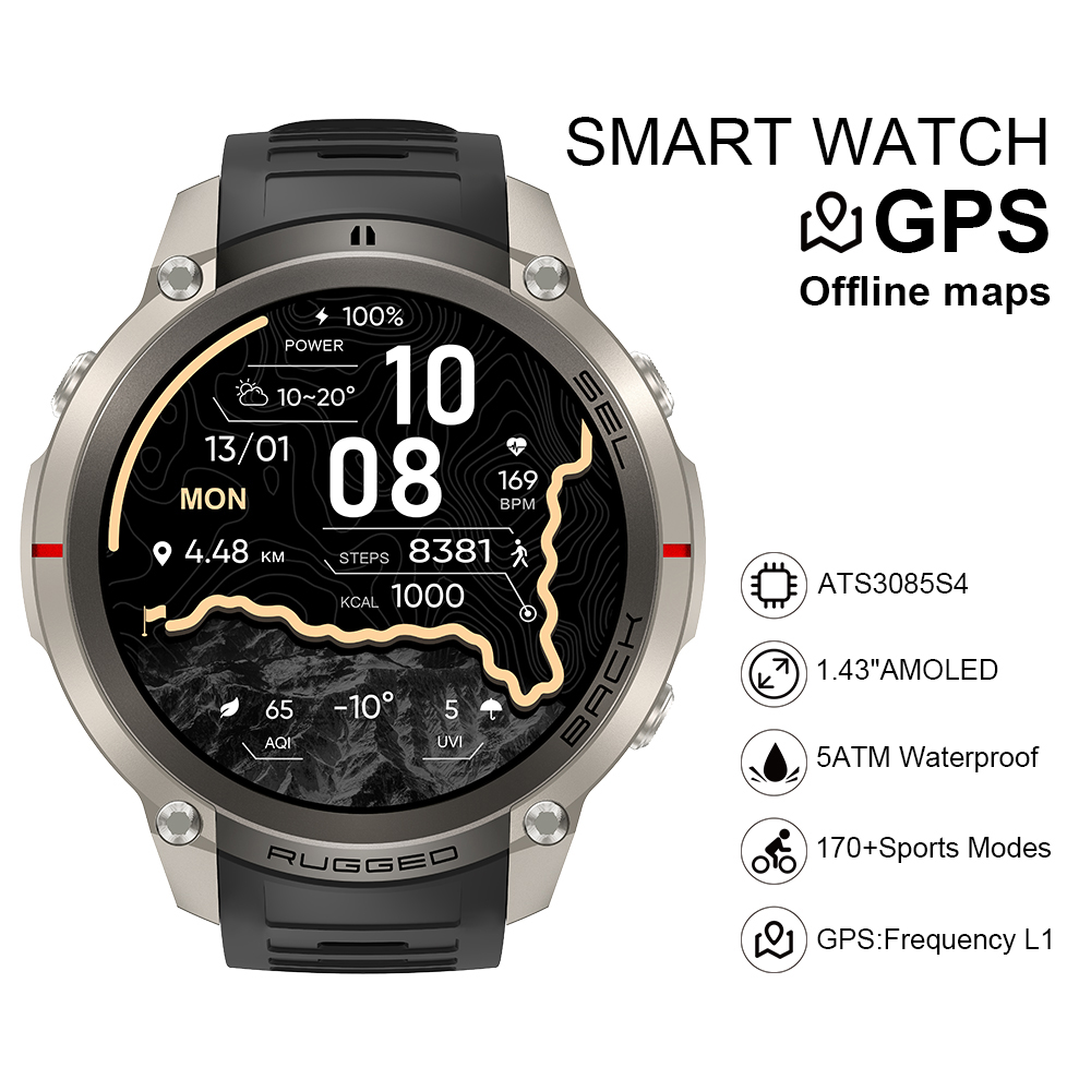 Watch Smart Smartwatch - 2026 DM59 Smart Watch Offline Map