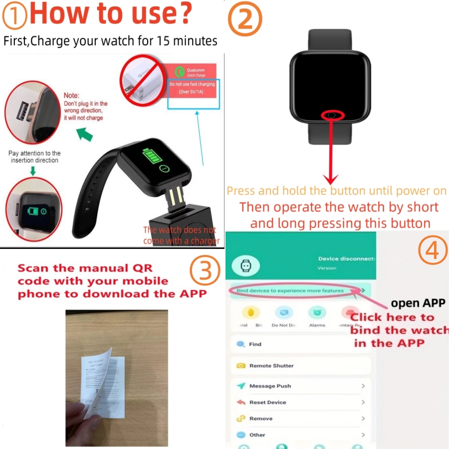 Multifunction Smart Watch For  - огляд і ціна Watch Smart Y68
