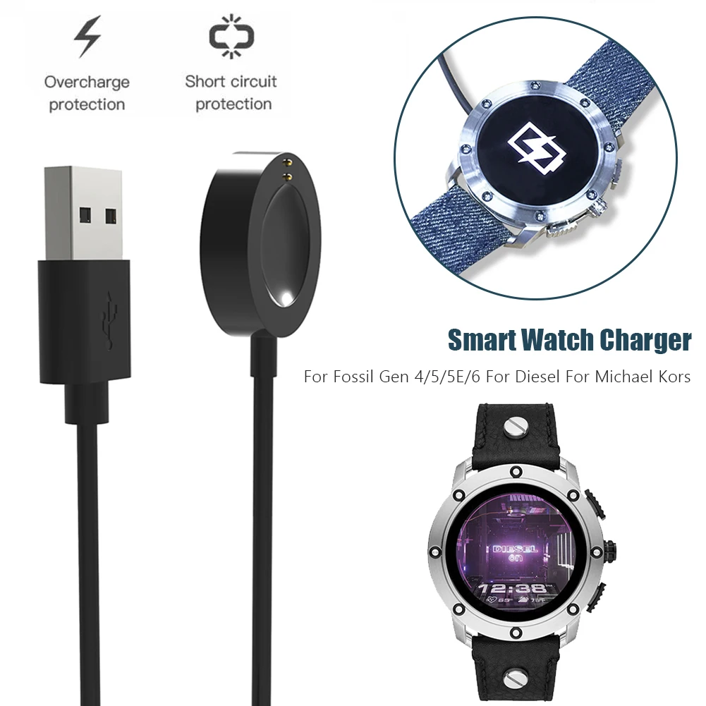 USB Magnetic Fast Charge Charg - огляд і ціна Fossil Watches Smartwatch Gen 4