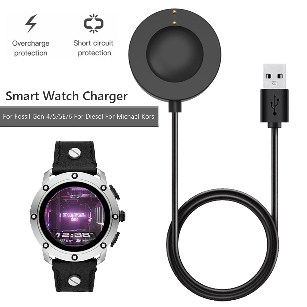 USB Magnetic Fast Charge Charg - огляд і ціна Fossil Watches Smartwatch Gen 4