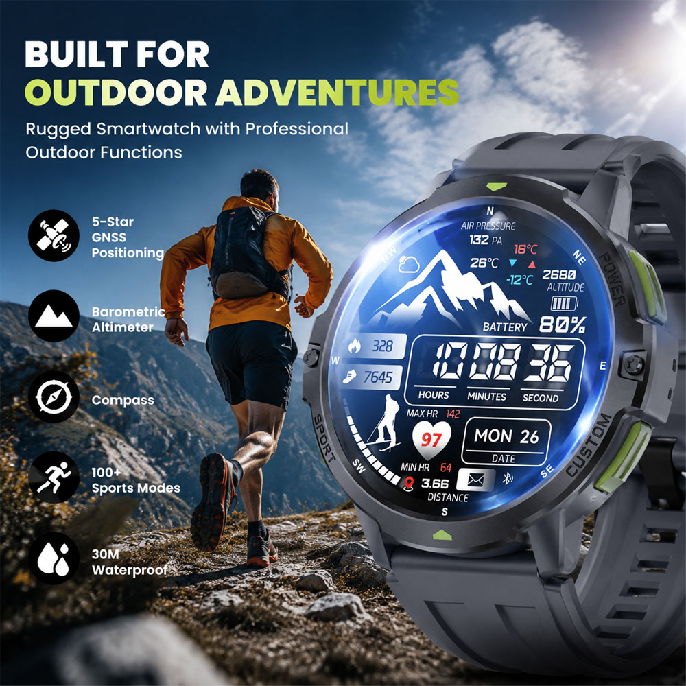 2026 NEW Military GPS Smartwat - огляд і ціна Smartwatch Timex Watches For Women