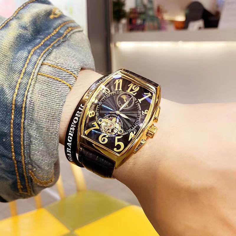 SEWOR Mechanical Watch Men Gol - огляд і ціна Seiko Watch Prospex