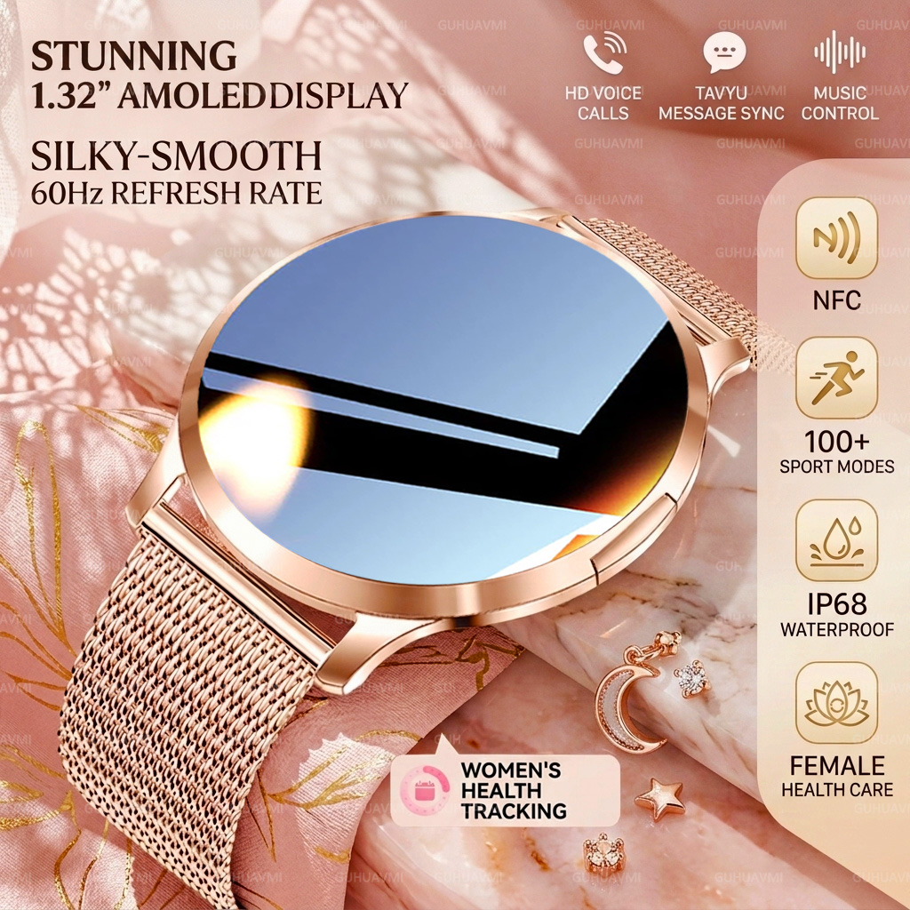 2026New Stylish Women NFC Smar - огляд і ціна Smartwatch Stylish Watches For Women