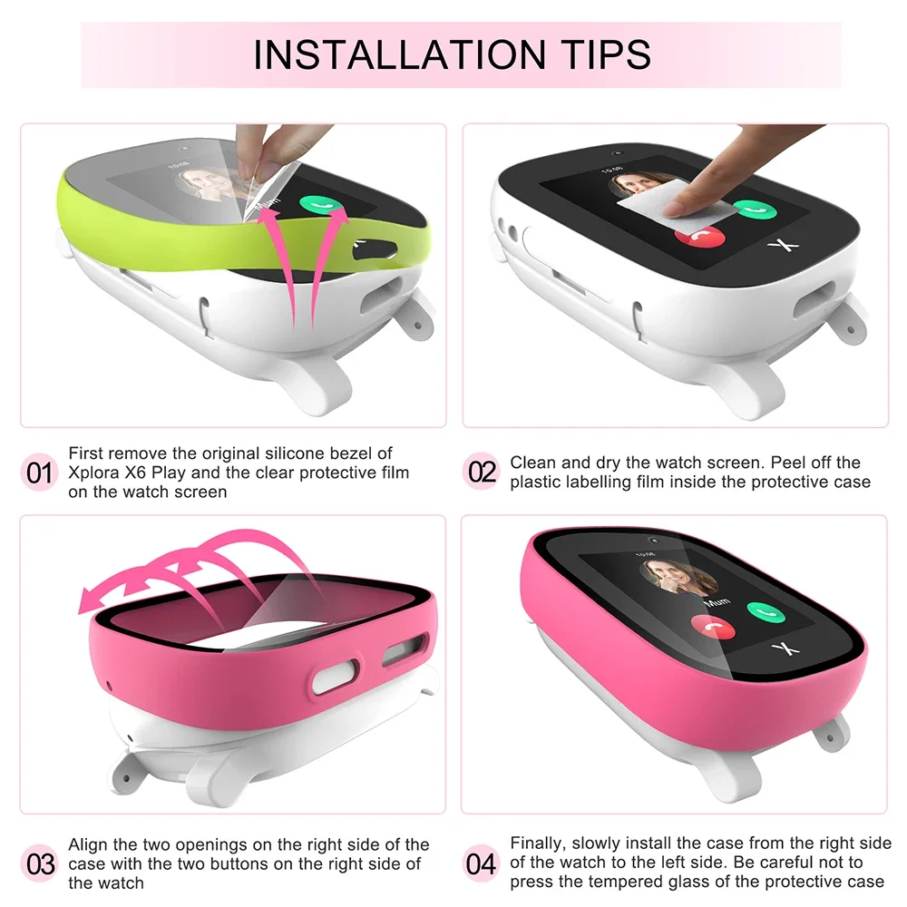 Case for Xploar X6 Play Kids S - огляд і ціна Smartwatch Watches For Kids