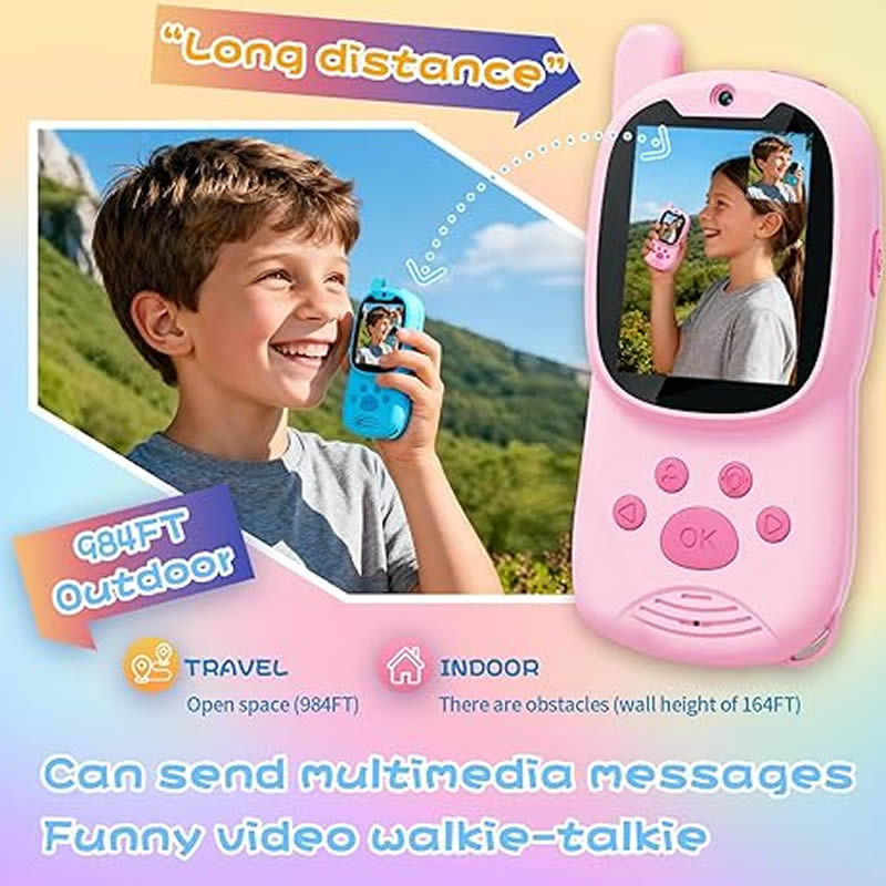 Walkie Talkies Cute 2Pack Rech - огляд і ціна Smartwatch Watches For Kid Boy
