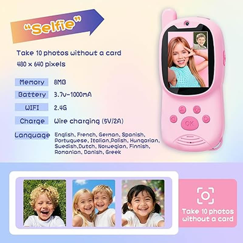 Walkie Talkies Cute 2Pack Rech - огляд і ціна Smartwatch Watches For Kid Boy
