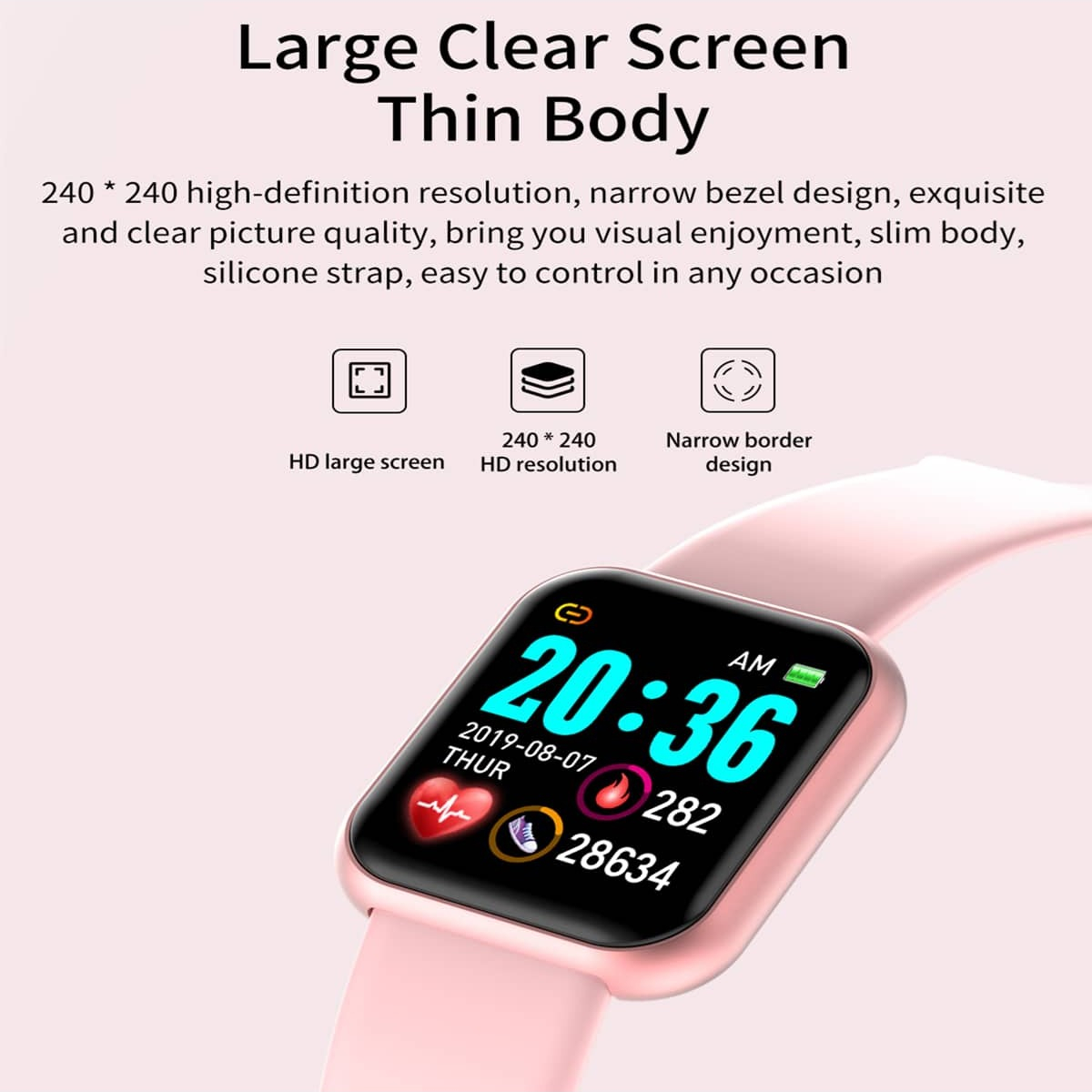 Smart Watch Message Remind Mus - огляд і ціна Watch Smart Y68