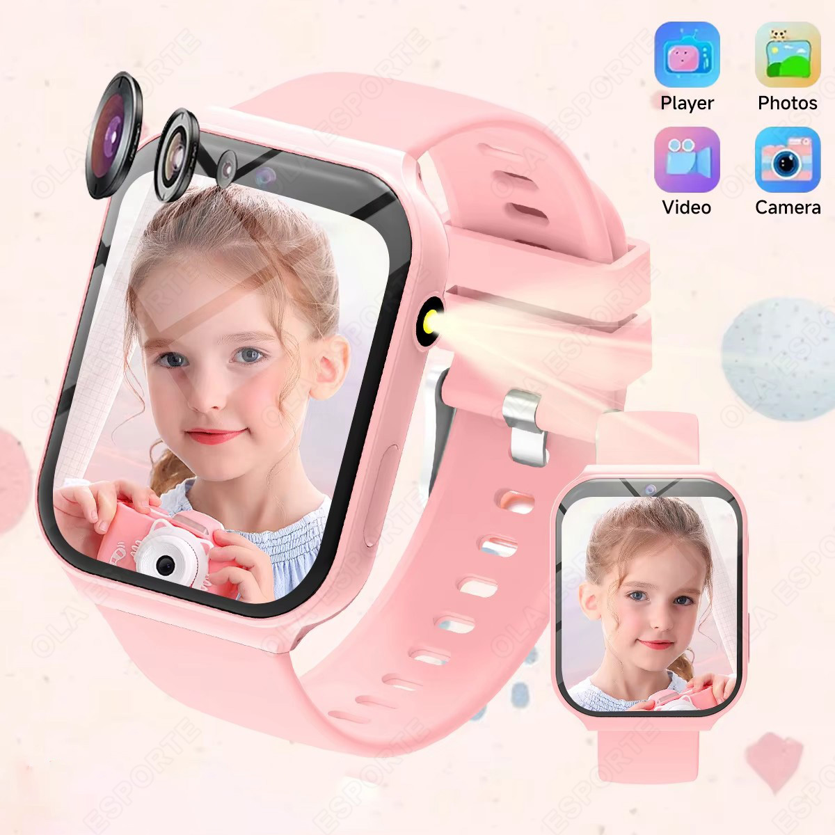 2025 New Smartwatch For Kids H - огляд і ціна Smartwatch Watches Birthday Gift For Girls