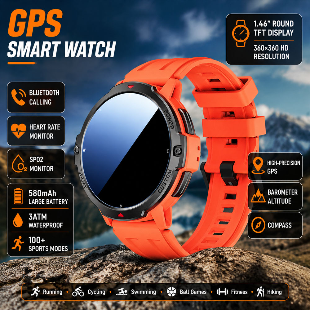 NEW 6-Axis Gyroscope Military  - огляд і ціна Smartwatch Timex Watches For Women