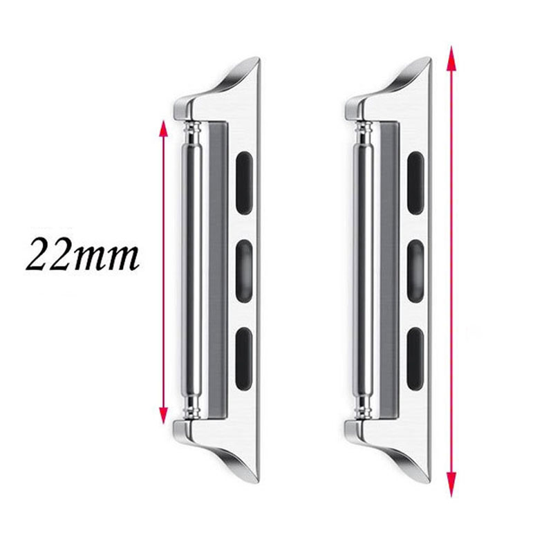 50pcs 22mm Metal Connectorfor  - огляд і ціна Apple Watch Band