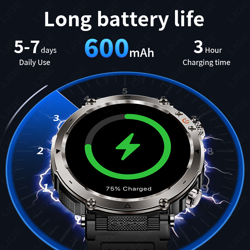 New Military Outdoor Smartwatc - огляд і ціна Watch Smart Smartwatch