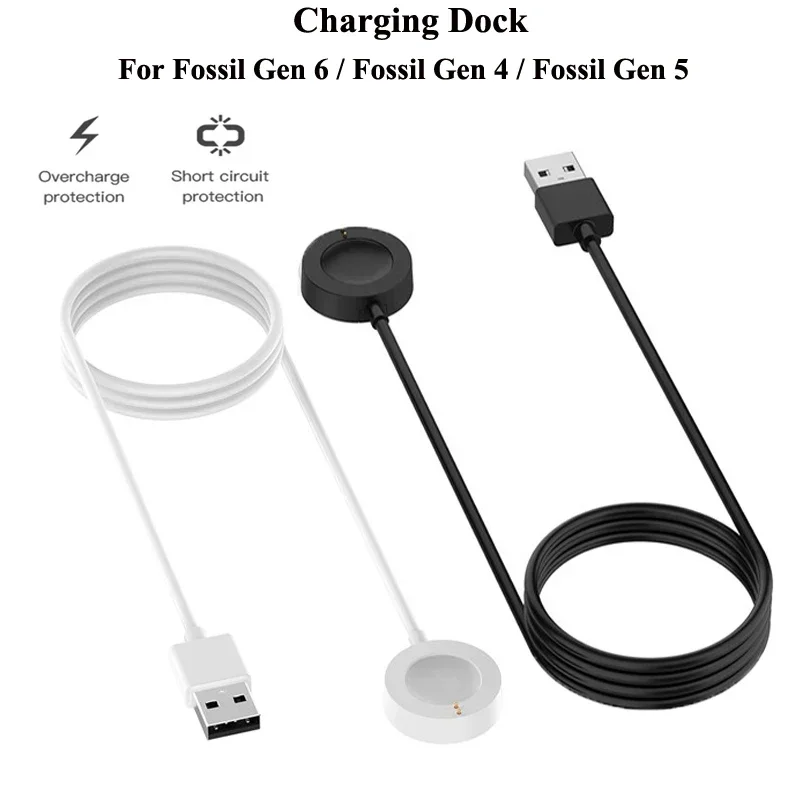 1M USB Magnetic Fast Charger D - огляд і ціна Fossil Watches Smartwatch Gen 4