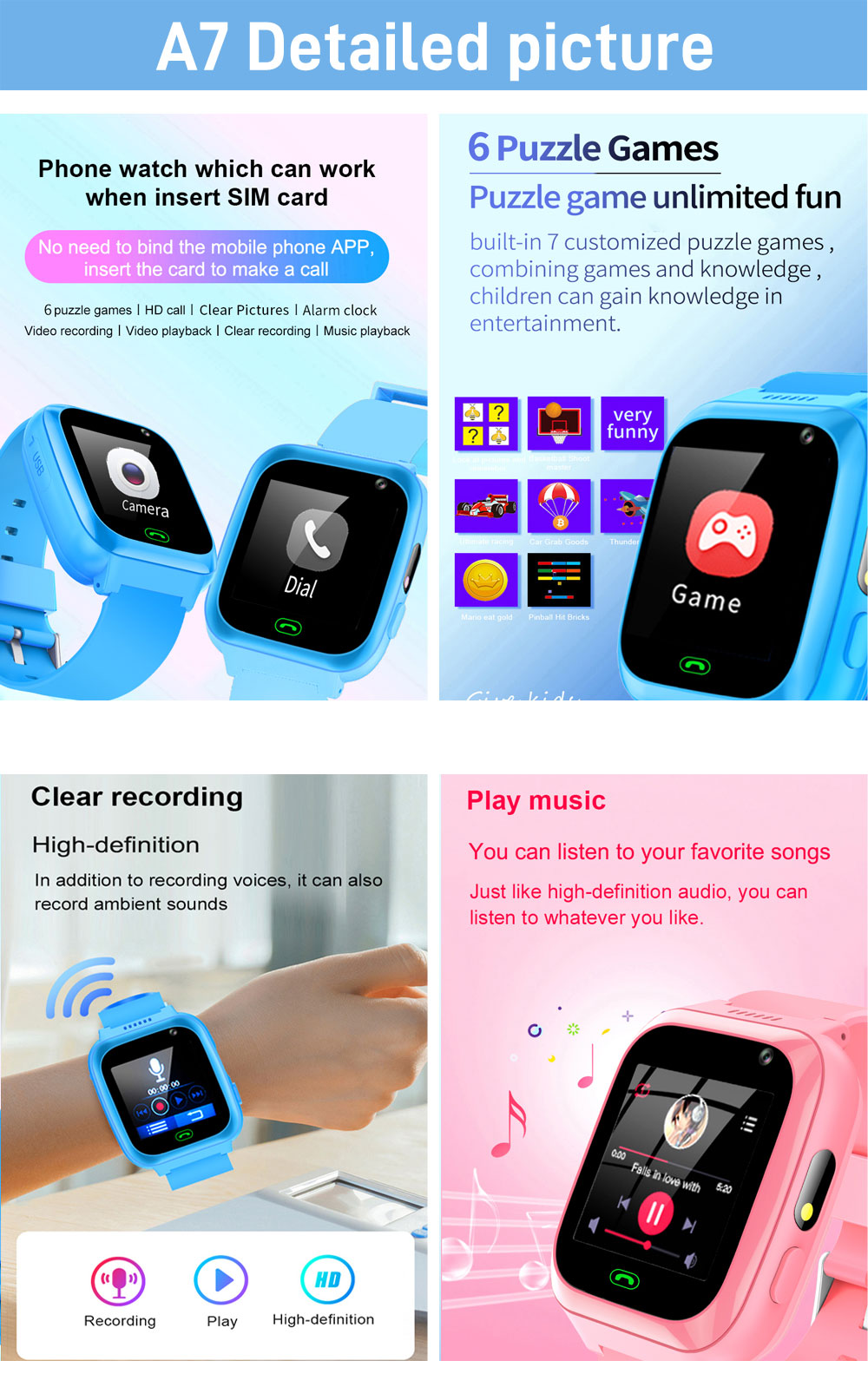 2G 4G Kids Smart Watch Phone G - огляд і ціна Smartwatch Watches For Kid Boy Waterproof