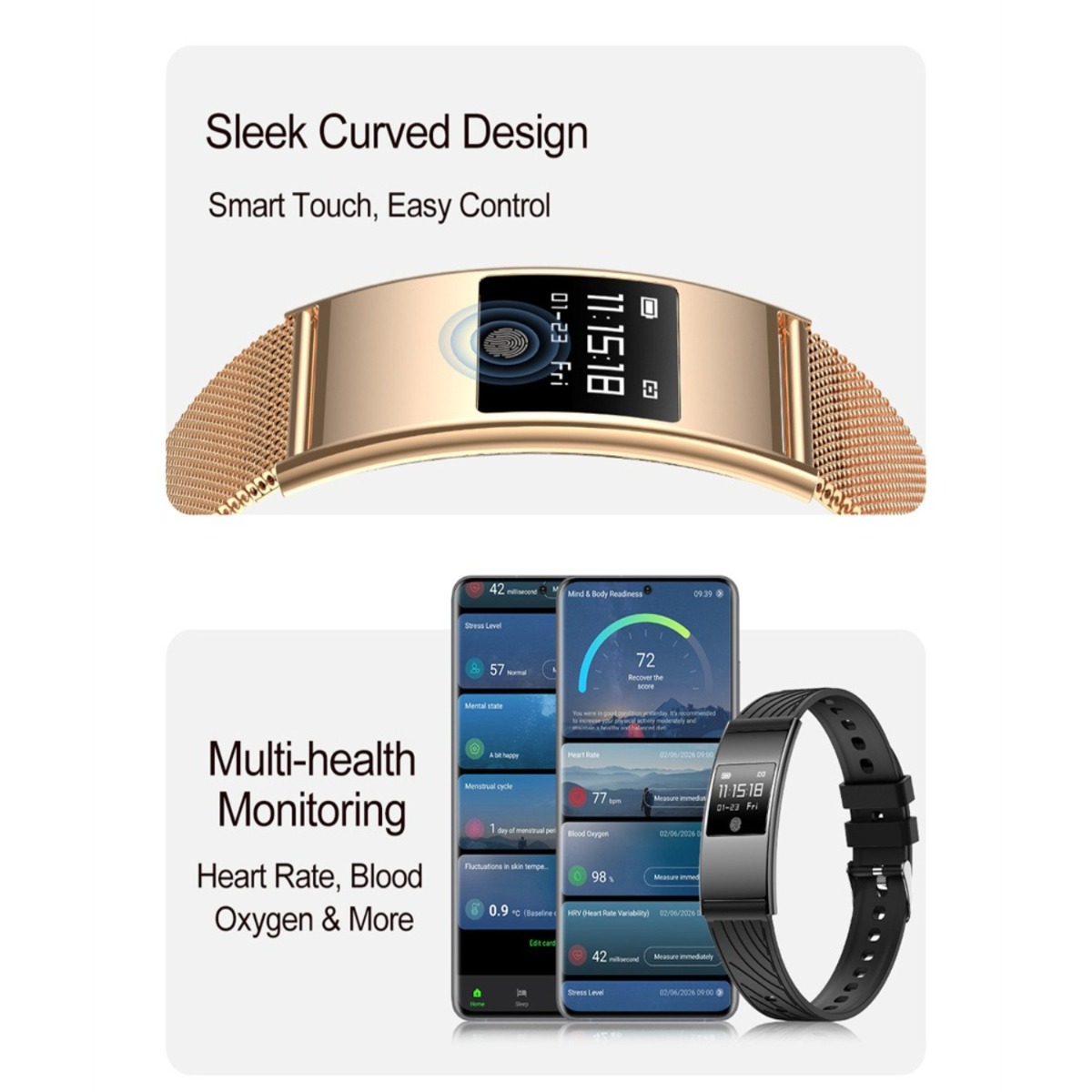 Ultra-Slim Stylish Smart Watch - огляд і ціна Smartwatch Stylish Watches For Women