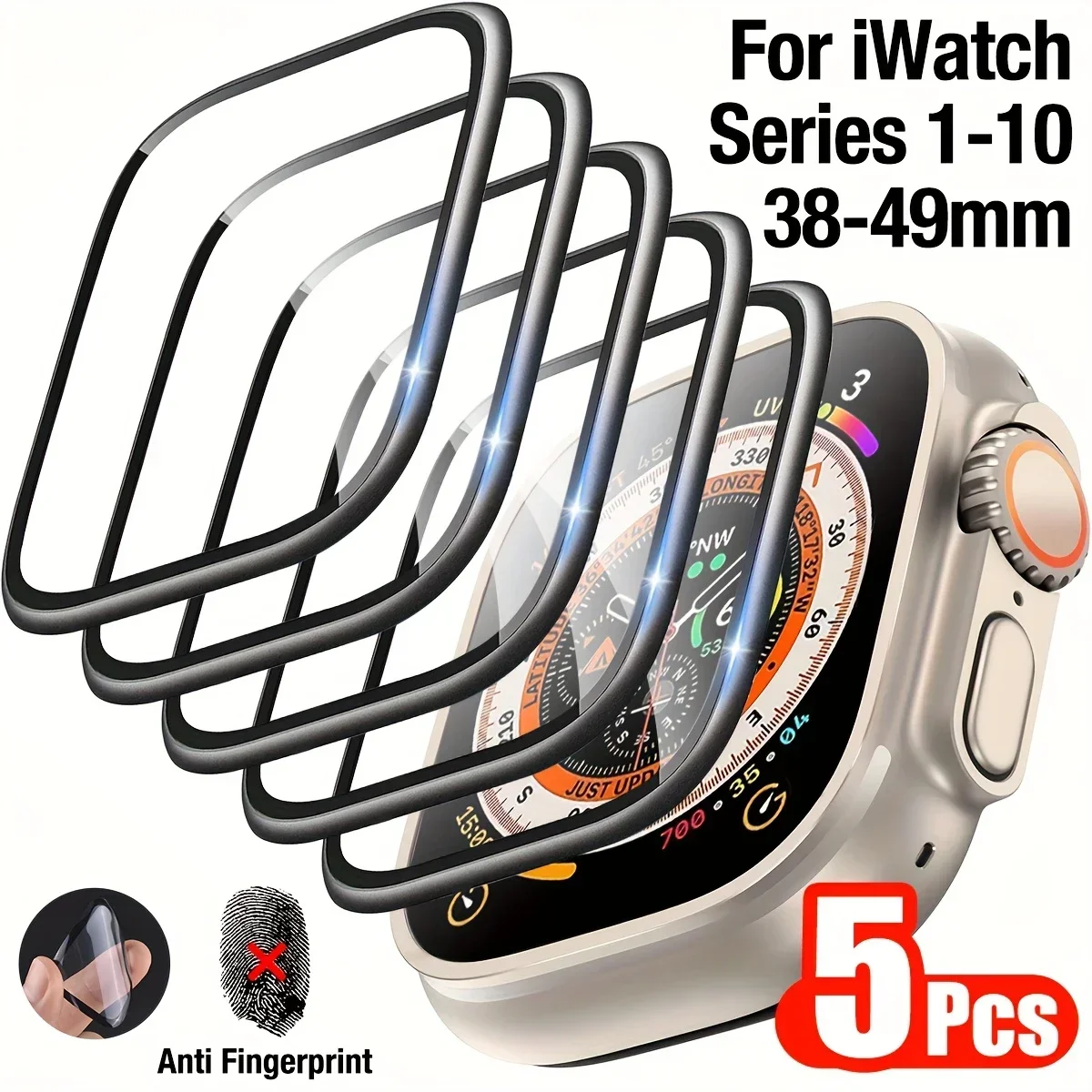 1-5pcs Anti-scratch Film For A - огляд і ціна Apple Watch Band