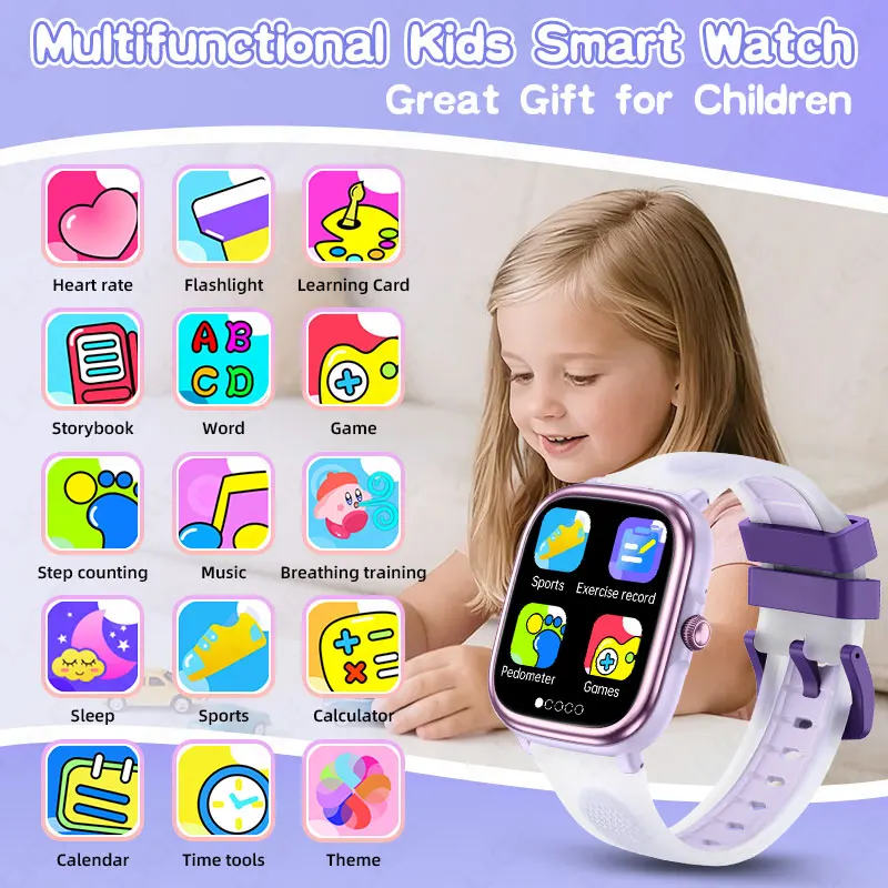LIGE Smart Watch for Kids Boy  - огляд і ціна Smartwatch Watches Birthday Gift For Girls