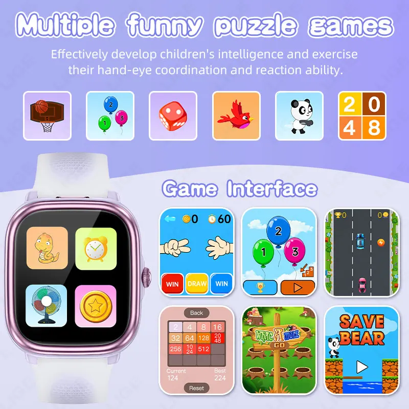 LIGE Smart Watch for Kids Boy  - огляд і ціна Smartwatch Watches Birthday Gift For Girls