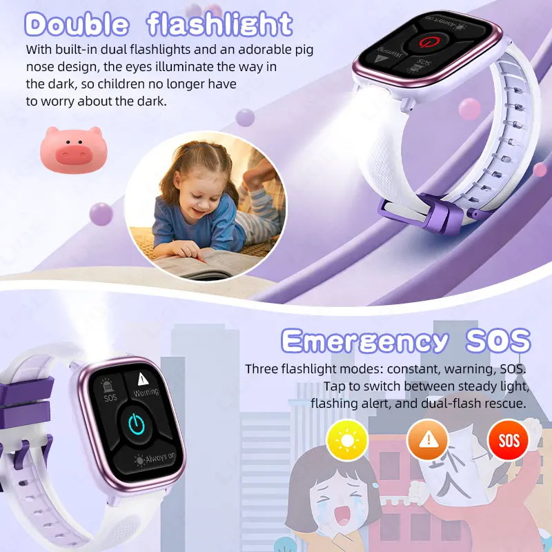 LIGE Smart Watch for Kids Boy  - огляд і ціна Smartwatch Watches Birthday Gift For Girls