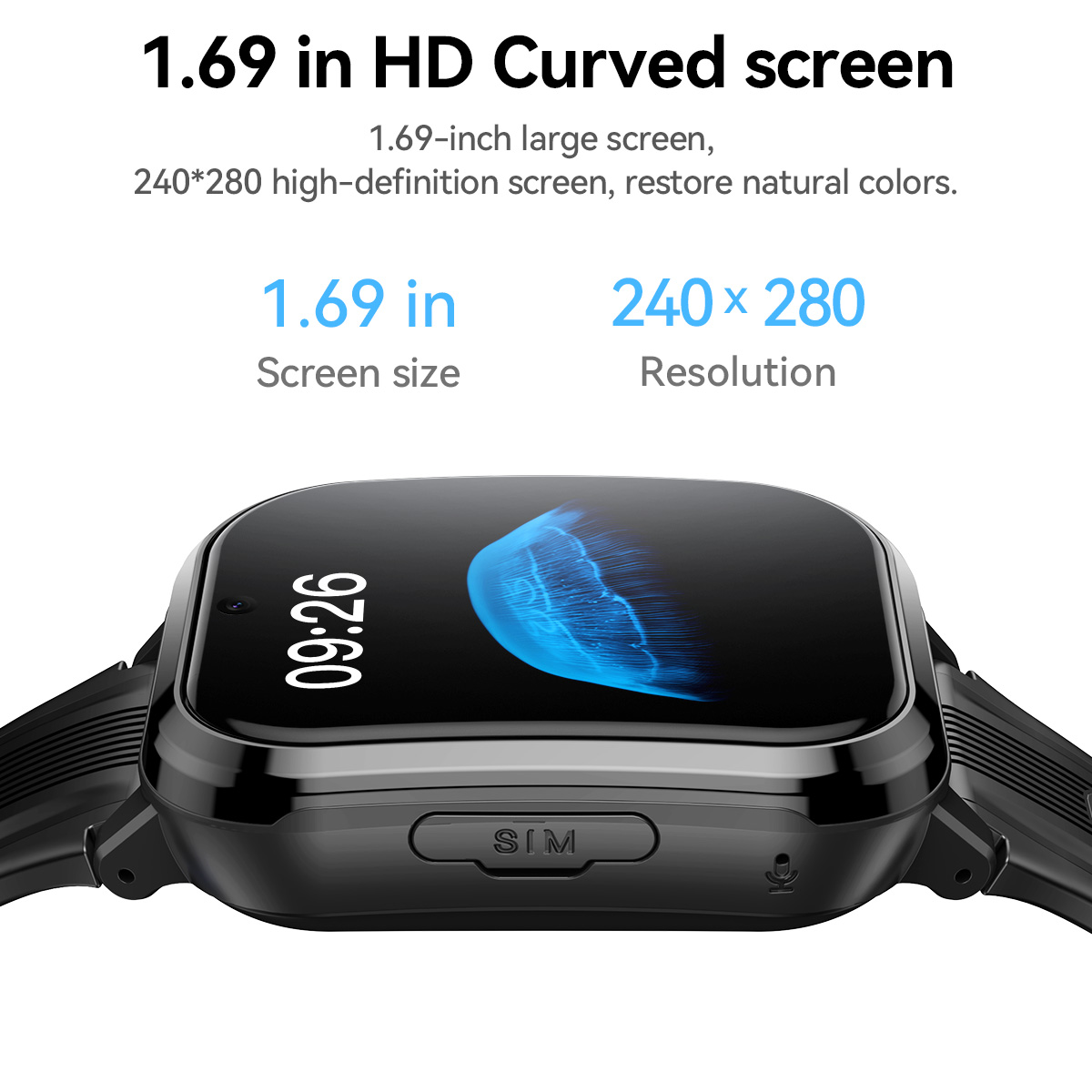 HOCO Y108 1.69inch HD LCD Curv - огляд і ціна Smartwatch Watches For Kid Boy
