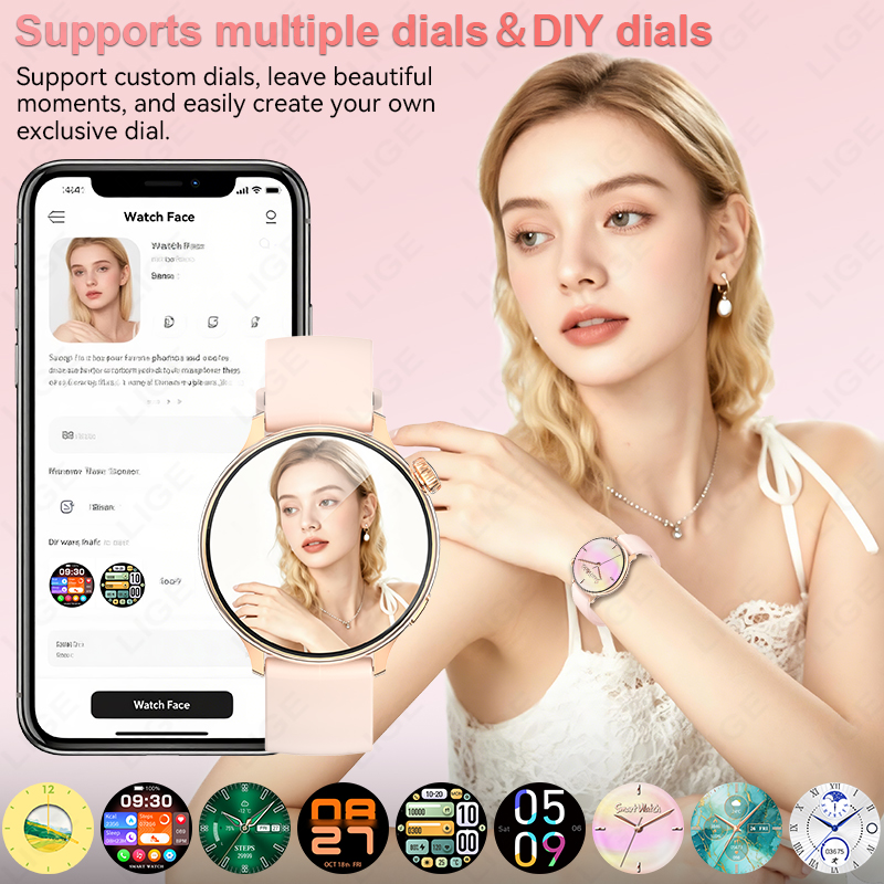 LIGE Stylish Round Women Smart - огляд і ціна Smartwatch Stylish Watches For Women